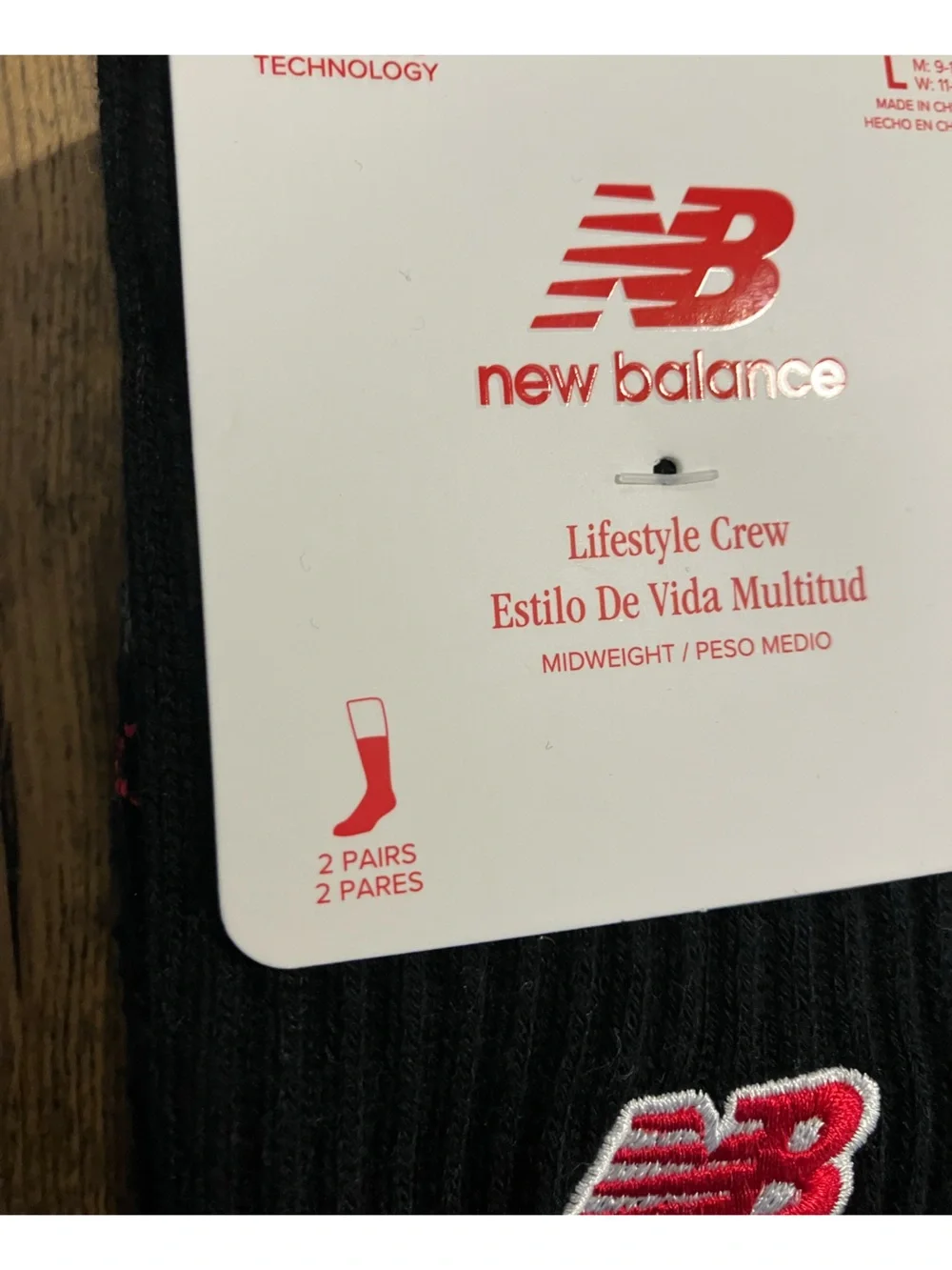 New balance crew socks 2x